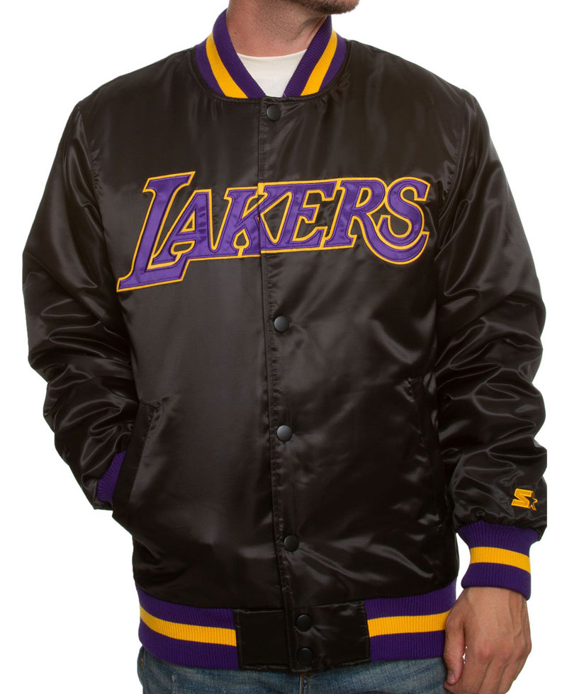 Men's Lakers Los Angeles Bomber Jacket Men's Lakers Los Angeles Bomber Jacket