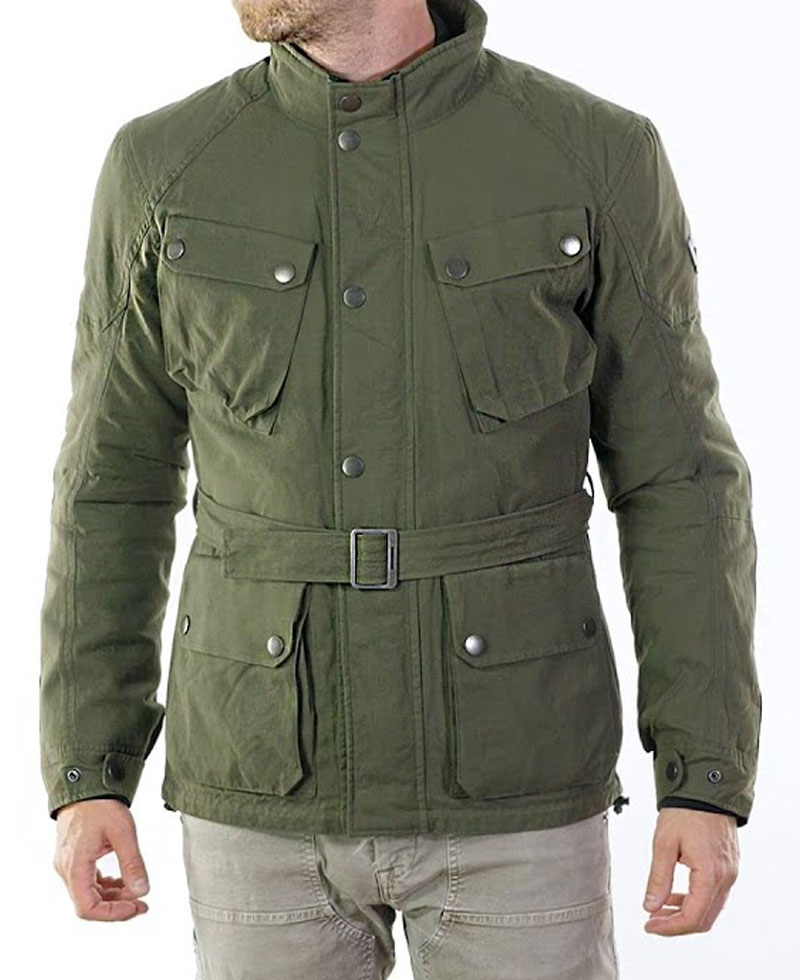 Men's Livingstone Motorcycle Cotton Jacket Men's Livingstone Motorcycle Cotton Jacket - Image 3