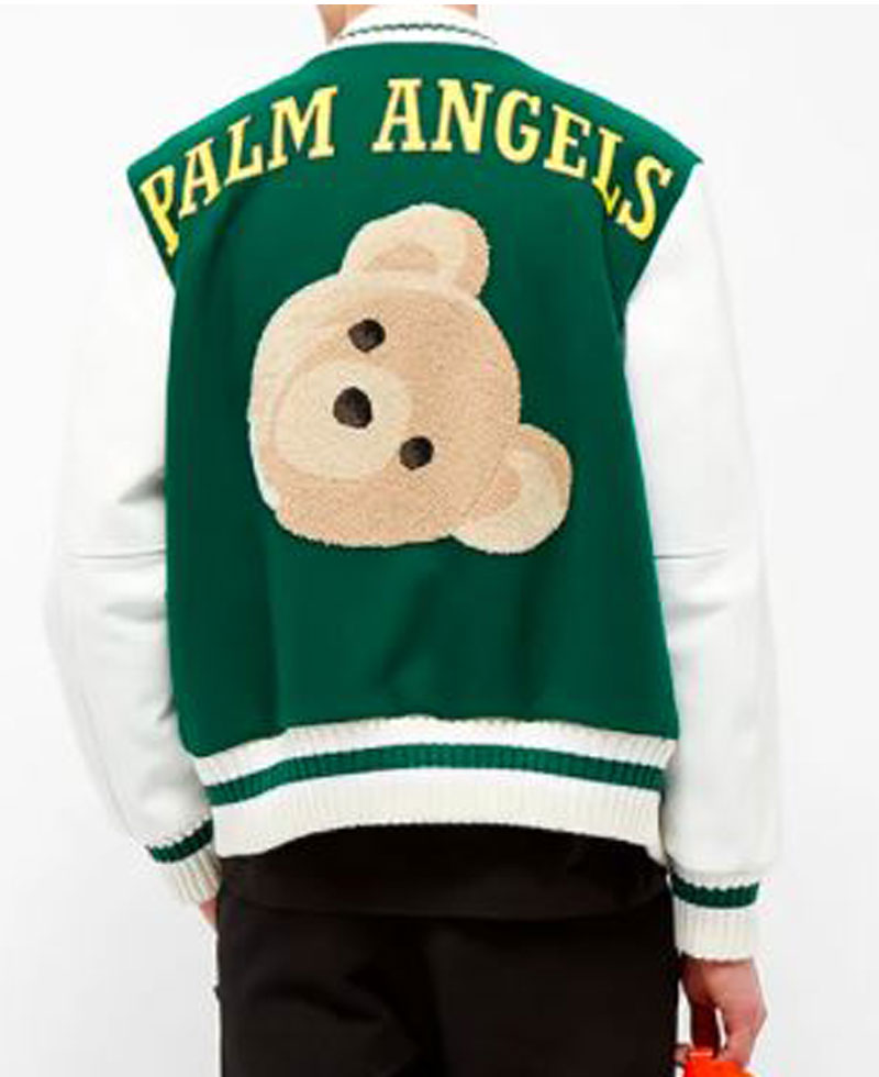 Men's Palm Angels Letterman P Jacket Men's Palm Angels Letterman P Jacket - Image 4