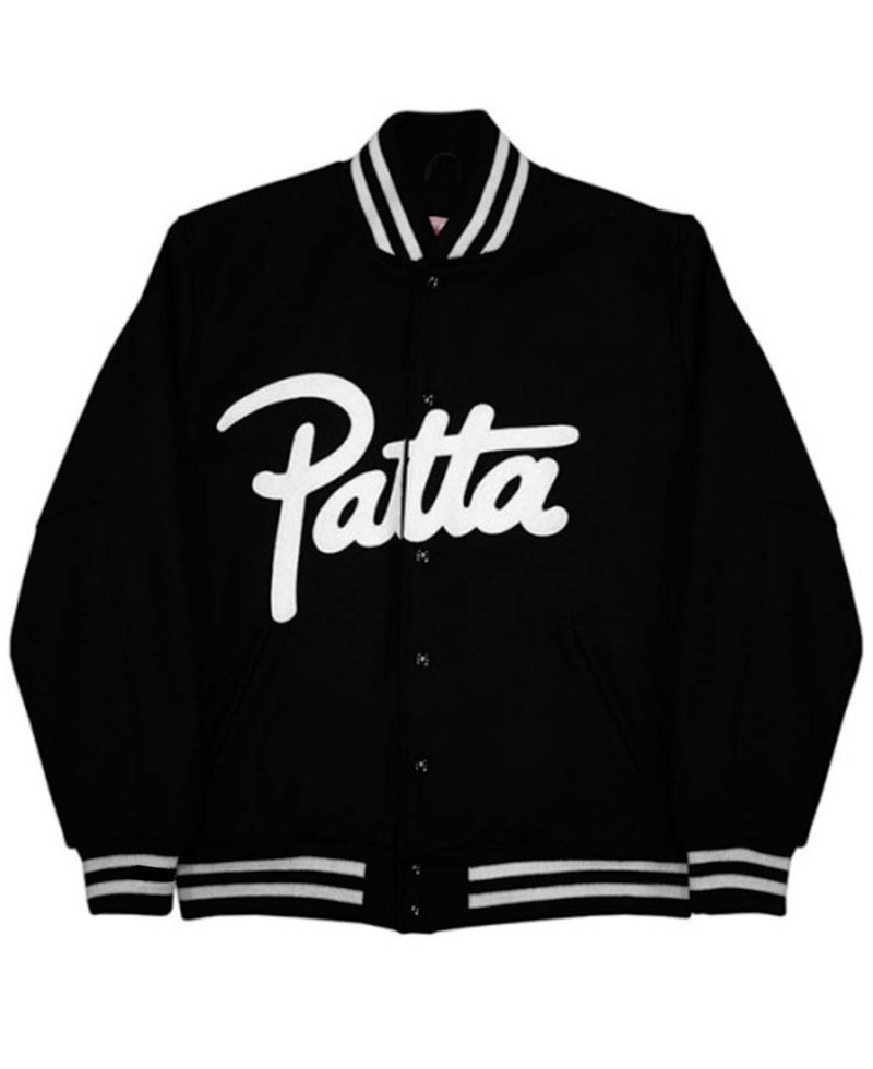 Men's Patta Varsity Black Jacket Men's Patta Varsity Black Jacket