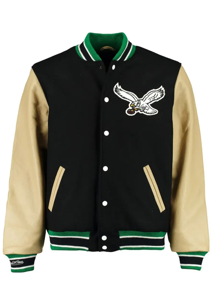 Men's Eagles Bomber Varsity Jacket Men's Eagles Bomber Varsity Jacket