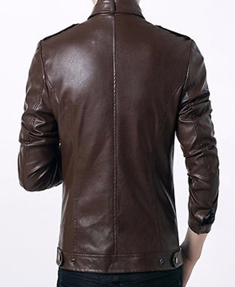 Men's Slim Fit Formal Brown Jacket Men's Slim Fit Formal Brown Jacket - Image 2