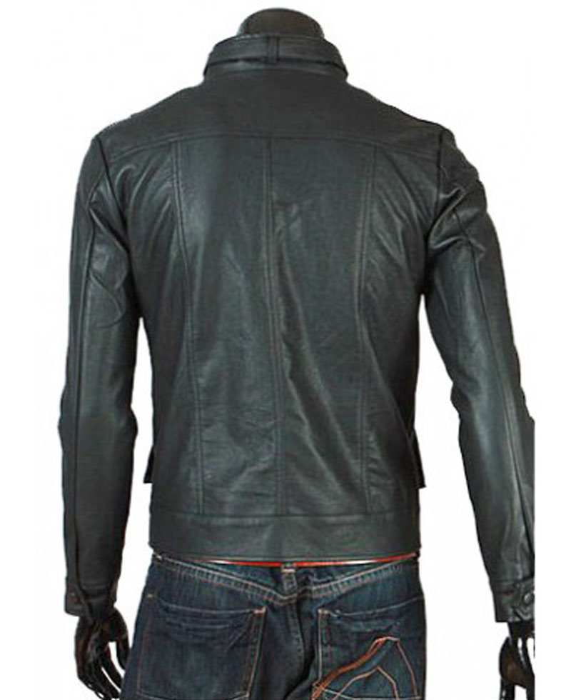 Men's Slim Fit Casual Wear Leather Jacket Men's Slim Fit Casual Wear Leather Jacket - Image 2