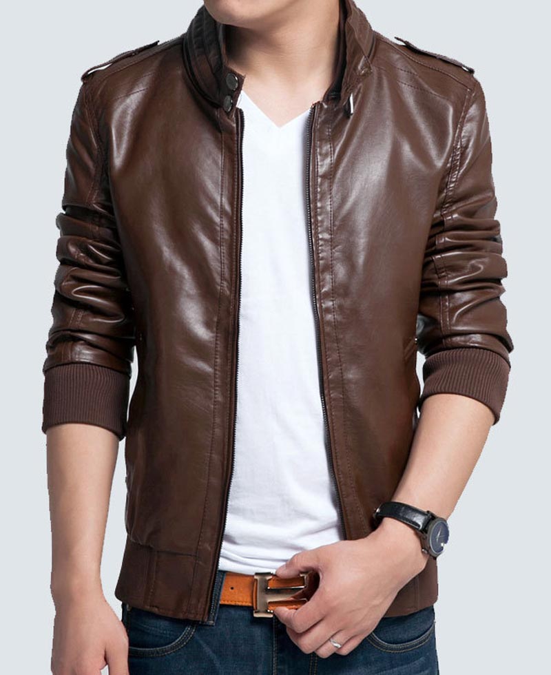 Men's Slim Fit Rib Knitted Style Jacket Men's Slim Fit Rib Knitted Style Jacket - Image 2