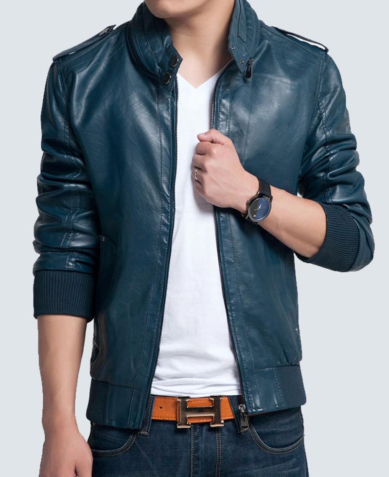 Men's Slim Fit Rib Knitted Style Jacket Men's Slim Fit Rib Knitted Style Jacket - Image 3