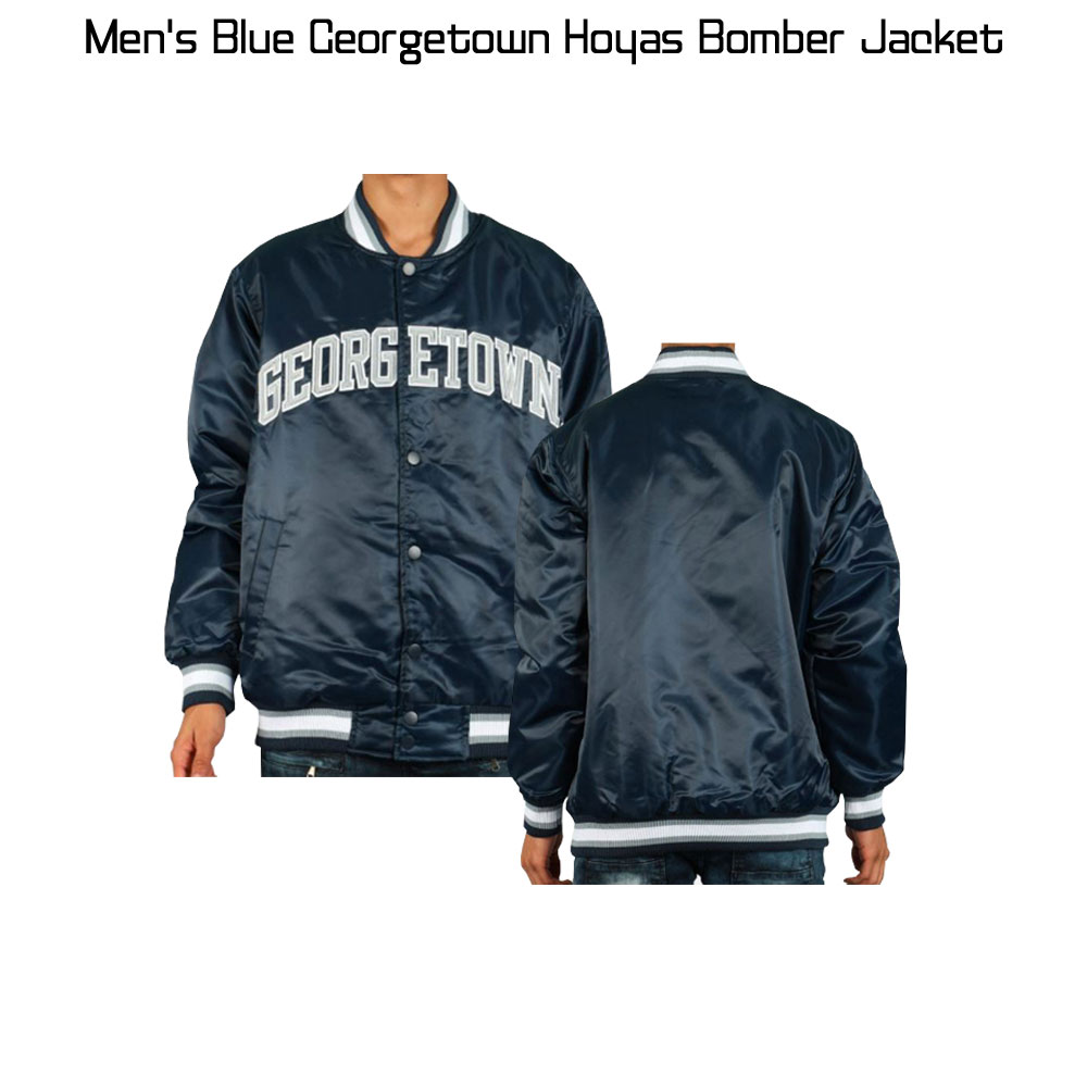 Men's Blue Georgetown Hoyas Jacket hoyas georgetown jacket