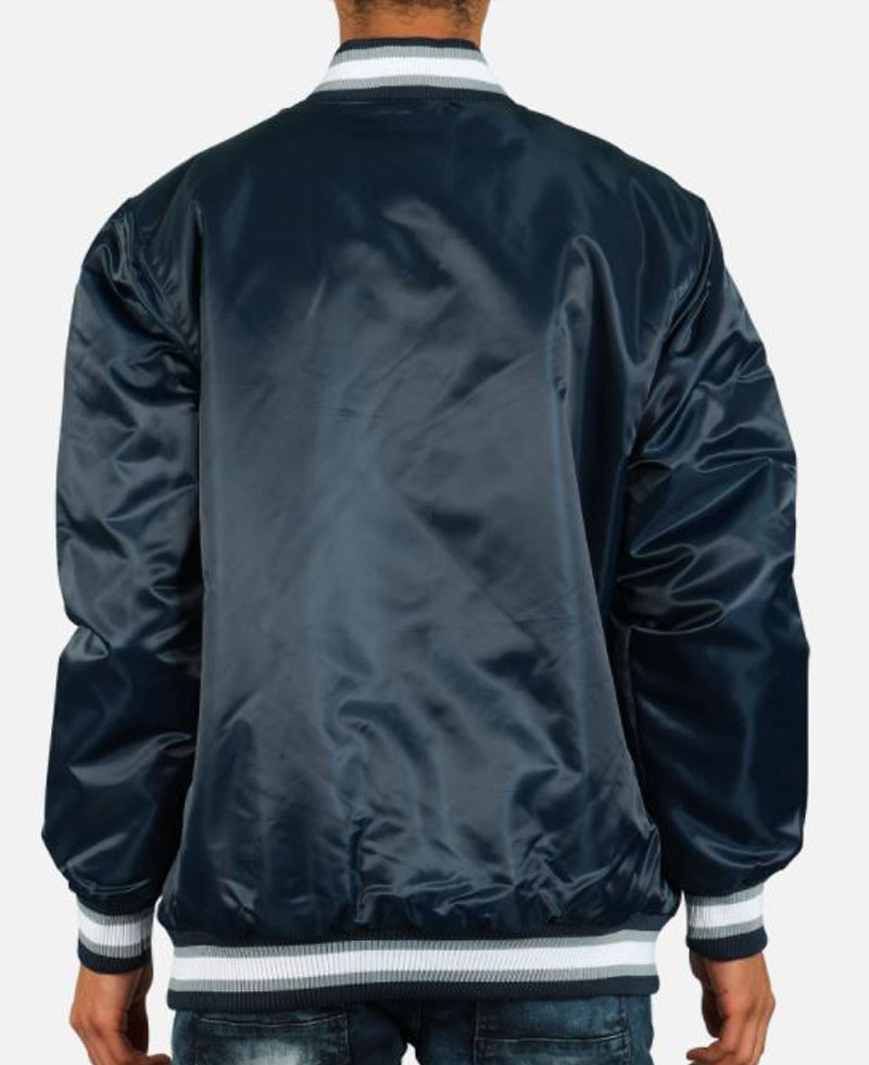Men's Blue Georgetown Hoyas Jacket starter hoyas georgetown jacket