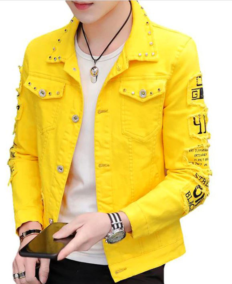 Men's Denim School Ruined My Uff Jacket Men's Denim School Ruined My Uff Jacket - Image 2