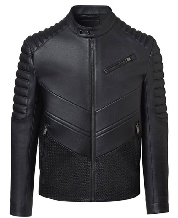 Men's Motocross Tec Flex Padded Leather Jacket