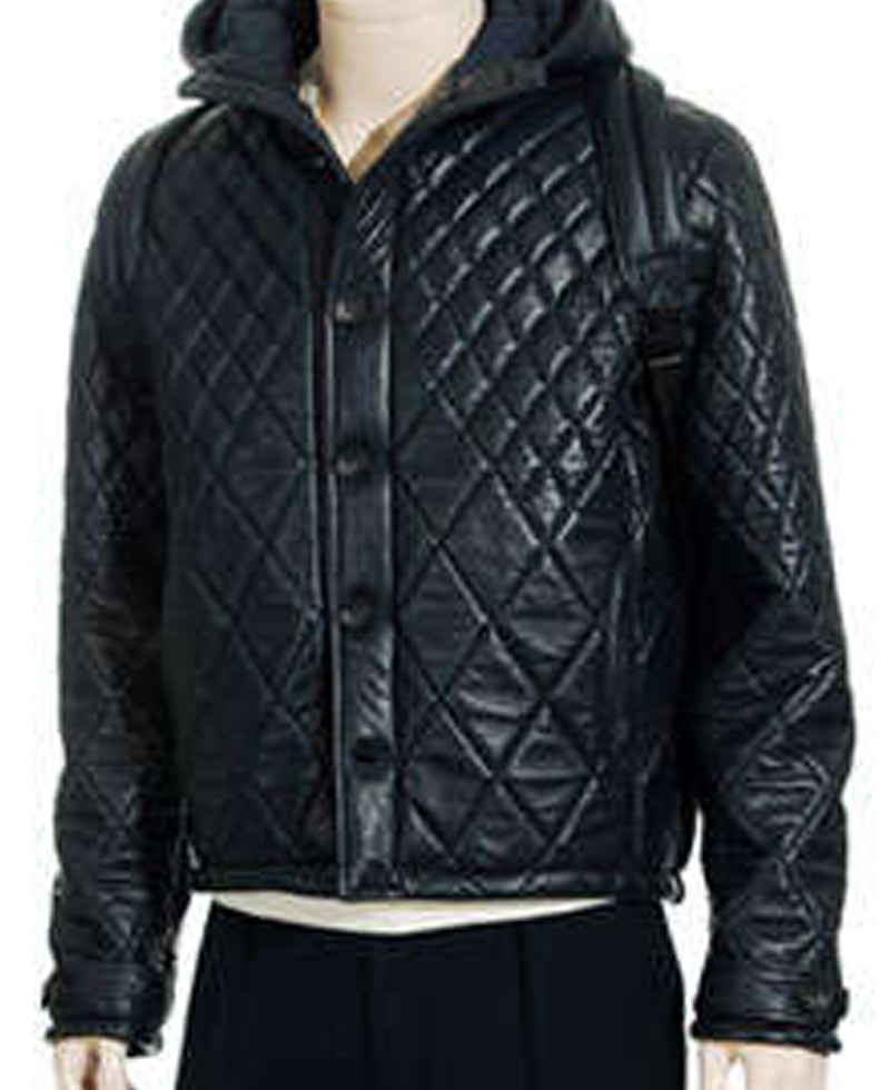 Men's Thief Black Leather Jacket Men's Thief Black Leather Jacket - Image 3