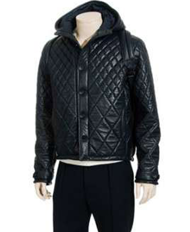 Men's Thief Black Leather Jacket Men's Thief Black Leather Jacket - Image 2