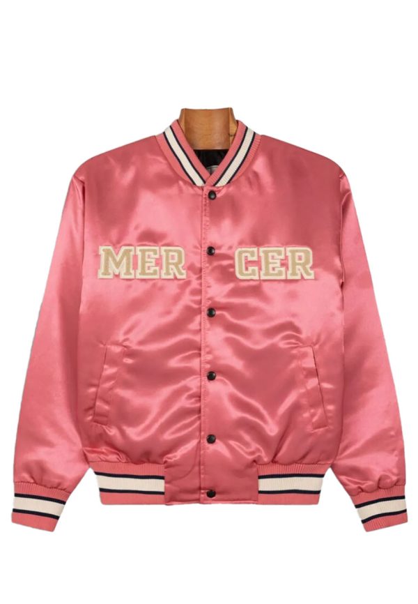 Mercer Pink Varsity Jacket