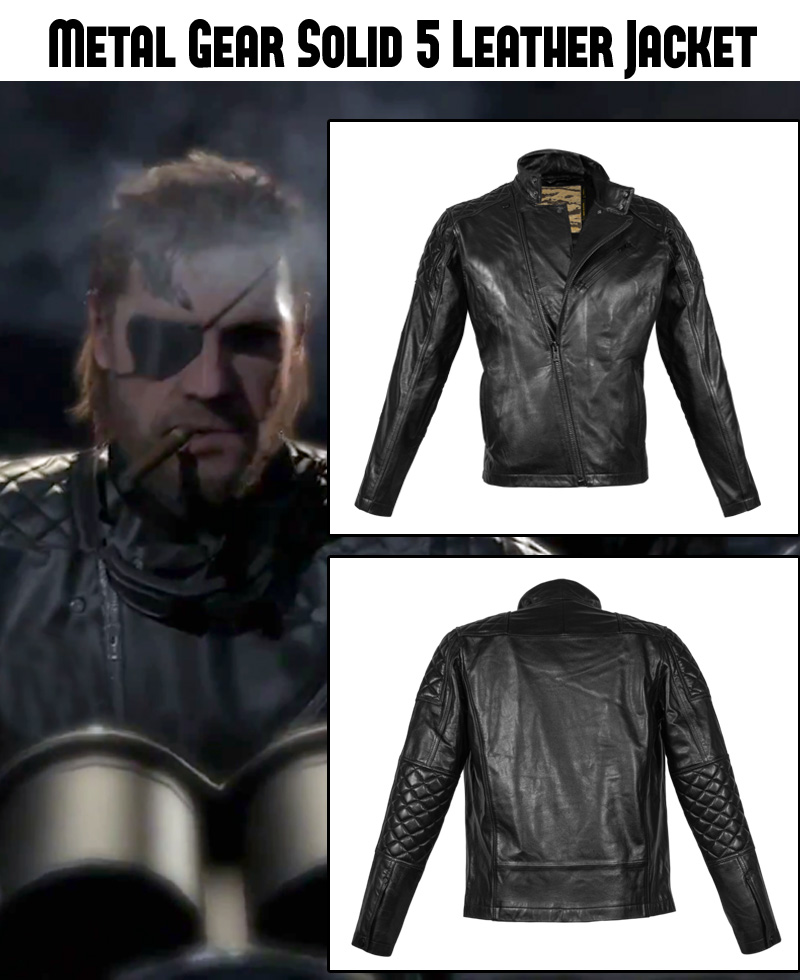 Metal Gear Solid 5 Leather Jacket Metal Gear Solid 5 Leather Jacket - Image 7