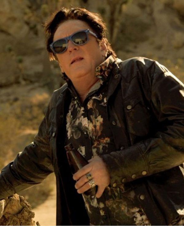2 Graves In The Desert Michael Madsen Black Leather Jacket