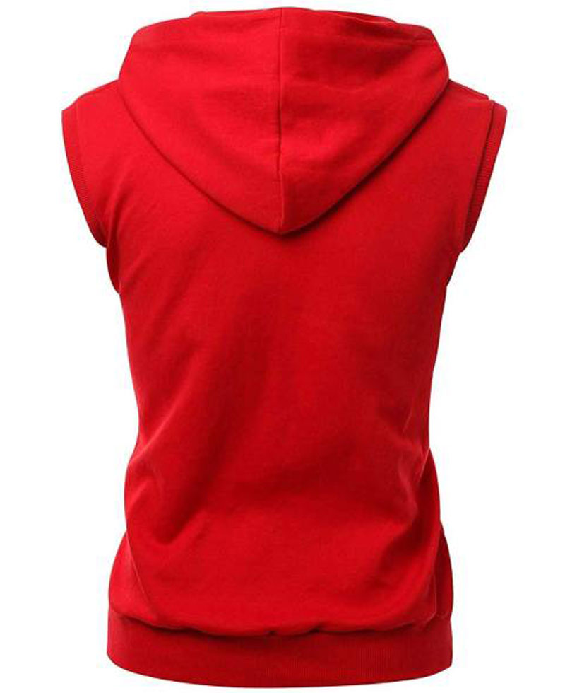 Michael B Jordan Creed II Red Vest Hoodie Michael B Jordan Creed II Red Vest Hoodie - Image 3