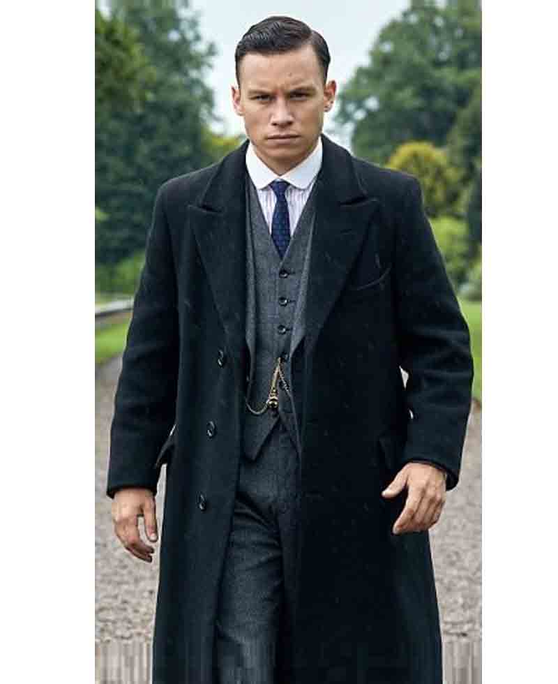 Michael Gray Peaky Blinders Black Coat Michael Gray Peaky Blinders Black Coat - Image 2