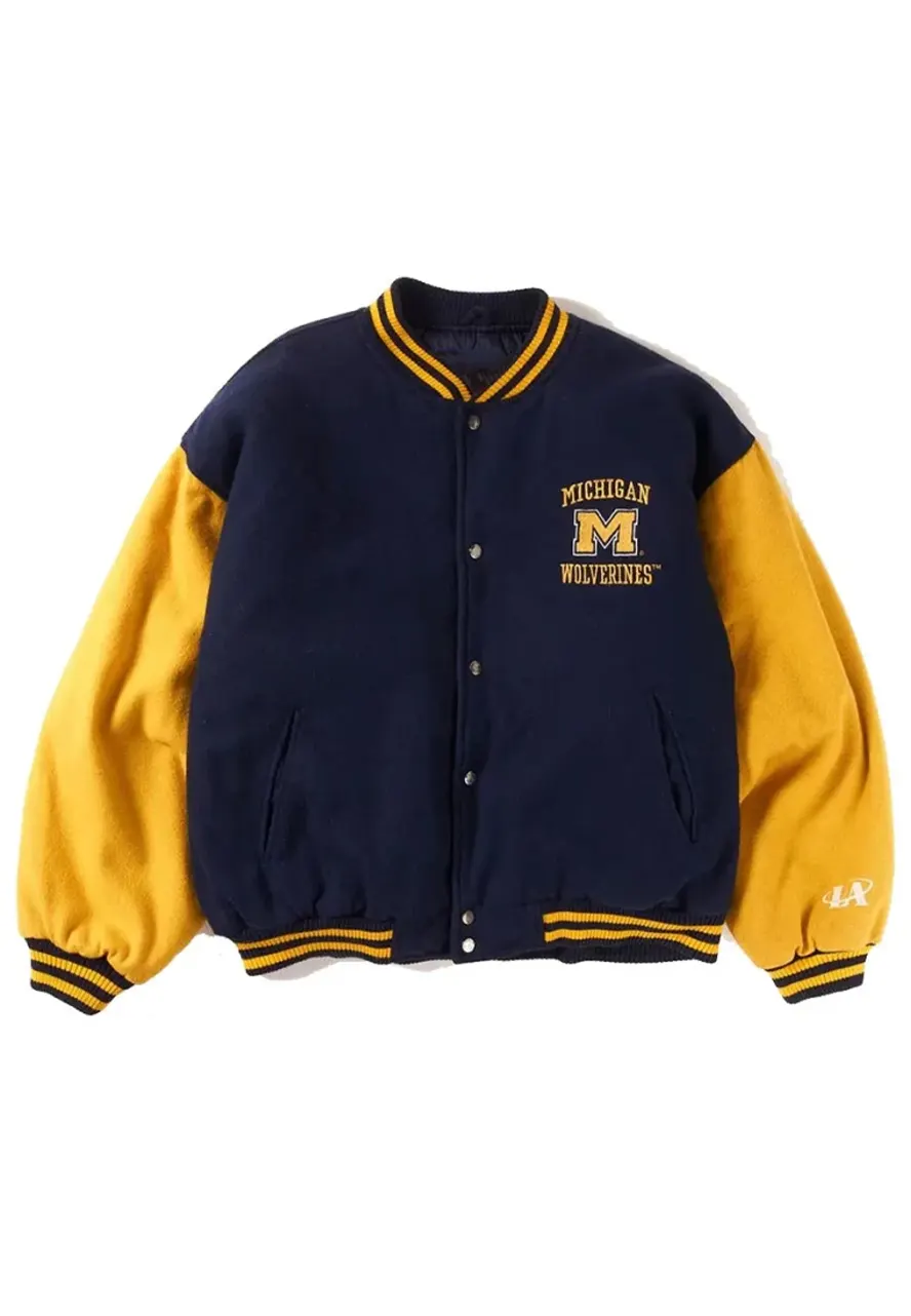 Michigan Wolverines Varsity Wool Jacket Michigan Wolverines Varsity Wool Jacket