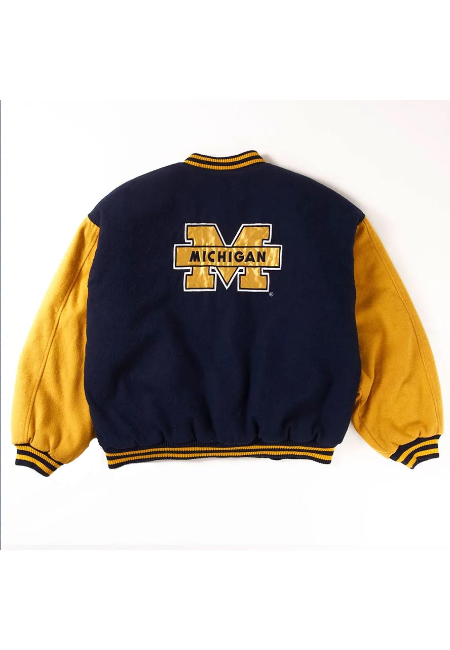 Michigan Wolverines Varsity Wool Jacket Michigan Wolverines Varsity Wool Jacket - Image 2