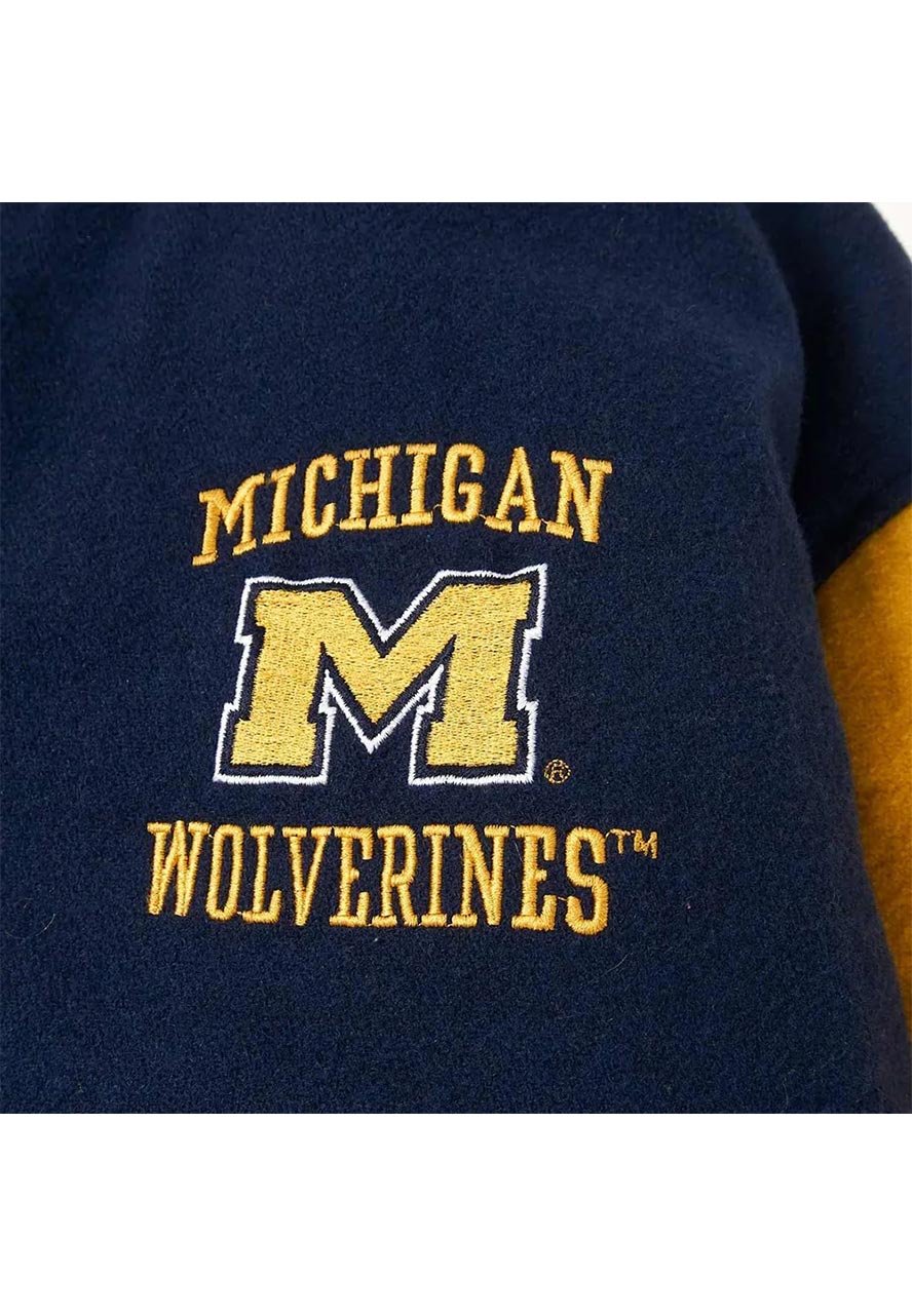 Michigan Wolverines Varsity Wool Jacket Michigan Wolverines Varsity Wool Jacket - Image 4