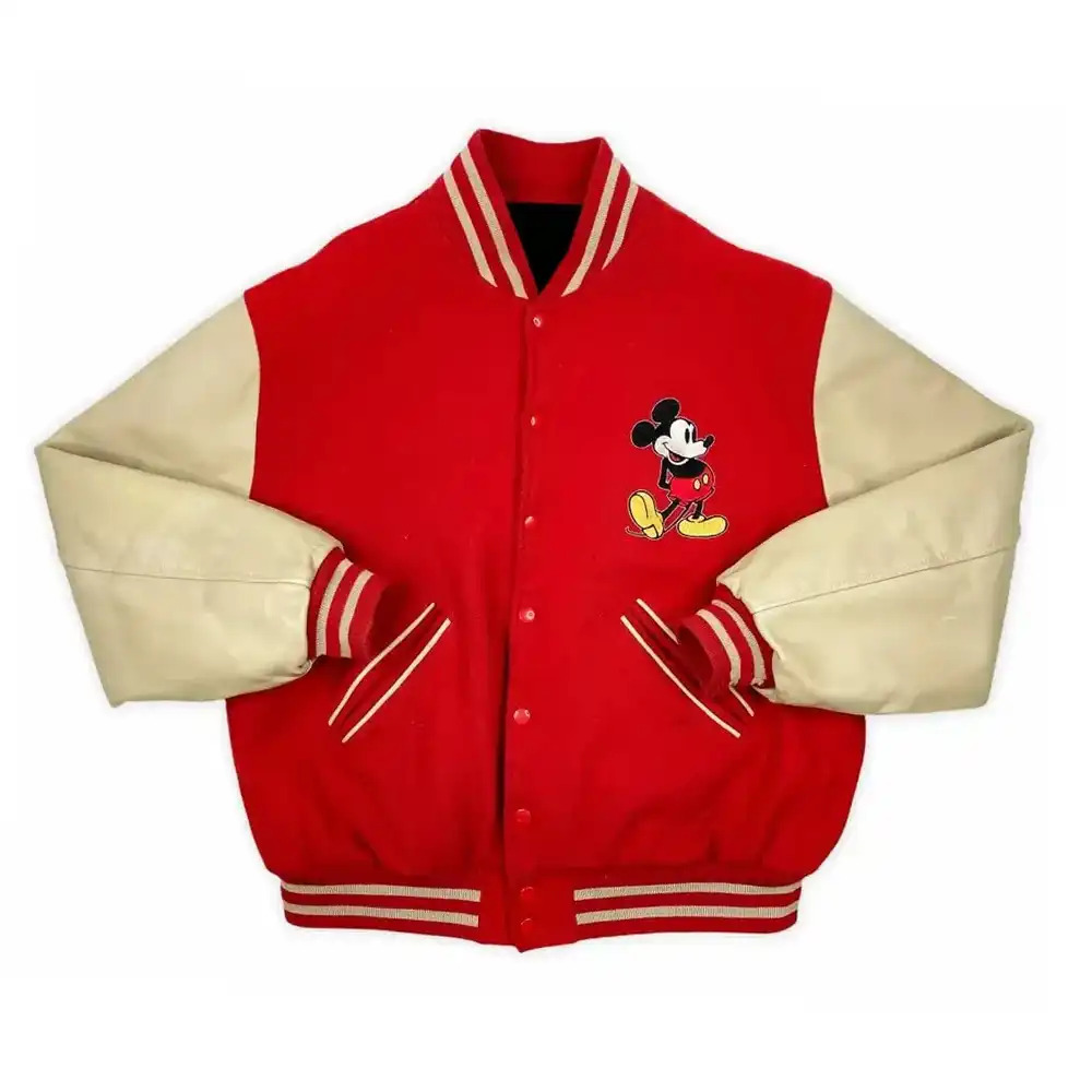 Mickey Mouse Varsity Red Jacket Mickey Mouse Varsity Red Jacket