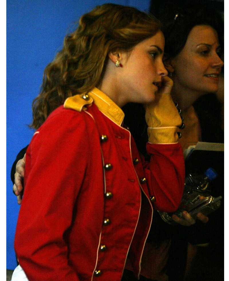 Emma Watson Red and Yellow Jacket Emma Watson Red and Yellow Jacket - Image 2