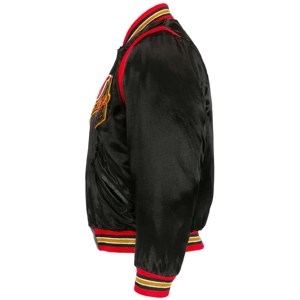 Milwaukee Braves 1957 Satin Jacket Milwaukee Braves 1957 Satin Jacket - Image 3