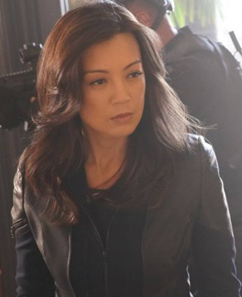 Ming-Na Wen Agents of Shield Blue Jacket Ming-Na Wen Agents of Shield Blue Jacket - Image 2