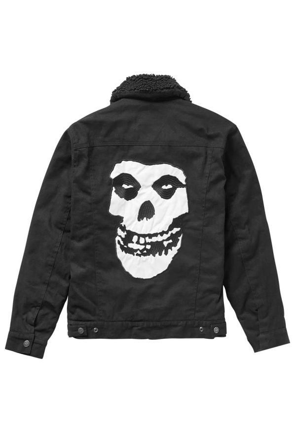 misfits sherpa collar jacket