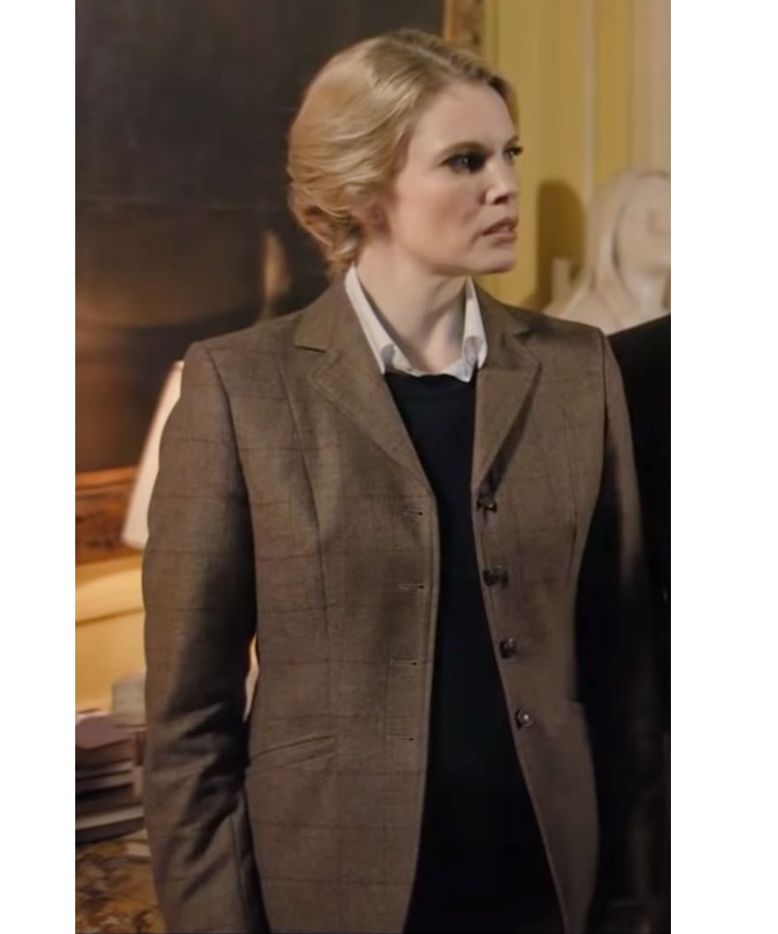 Miss Willoughby and the Haunted Bookshop Cotton Nathalie Cox Blazer Miss Willoughby and the Haunted Bookshop Cotton Nathalie Cox Blazer - Image 2