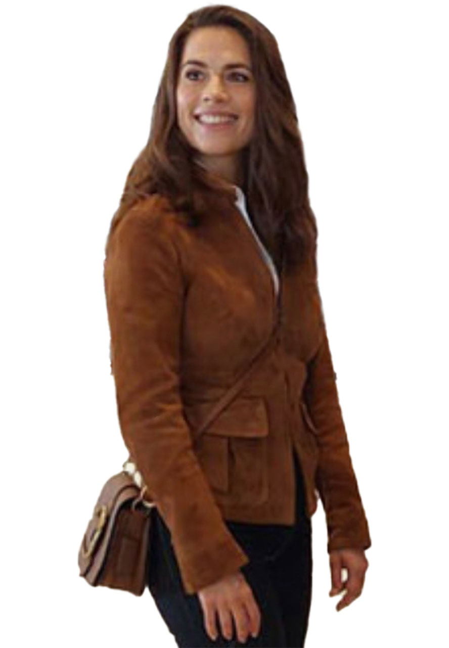 Mission Impossible 7 Hayley Atwell Brown Jacket Mission Impossible 7 Hayley Atwell Brown Jacket - Image 2