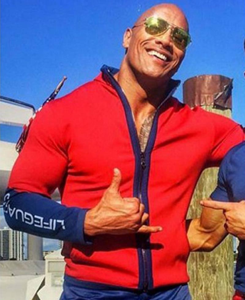 Mitch Buchannon Baywatch Dwayne Johnson Jacket Mitch Buchannon Baywatch Dwayne Johnson Jacket - Image 2