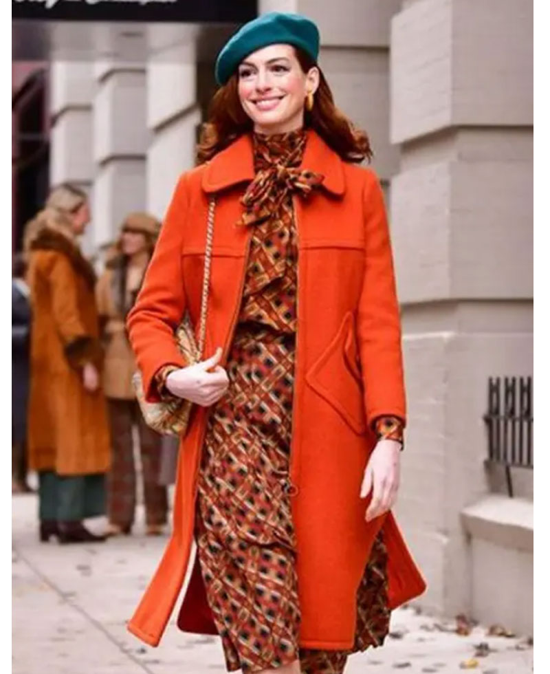 Modern Love Anne Hathaway Wool Coat Modern Love Anne Hathaway Wool Coat