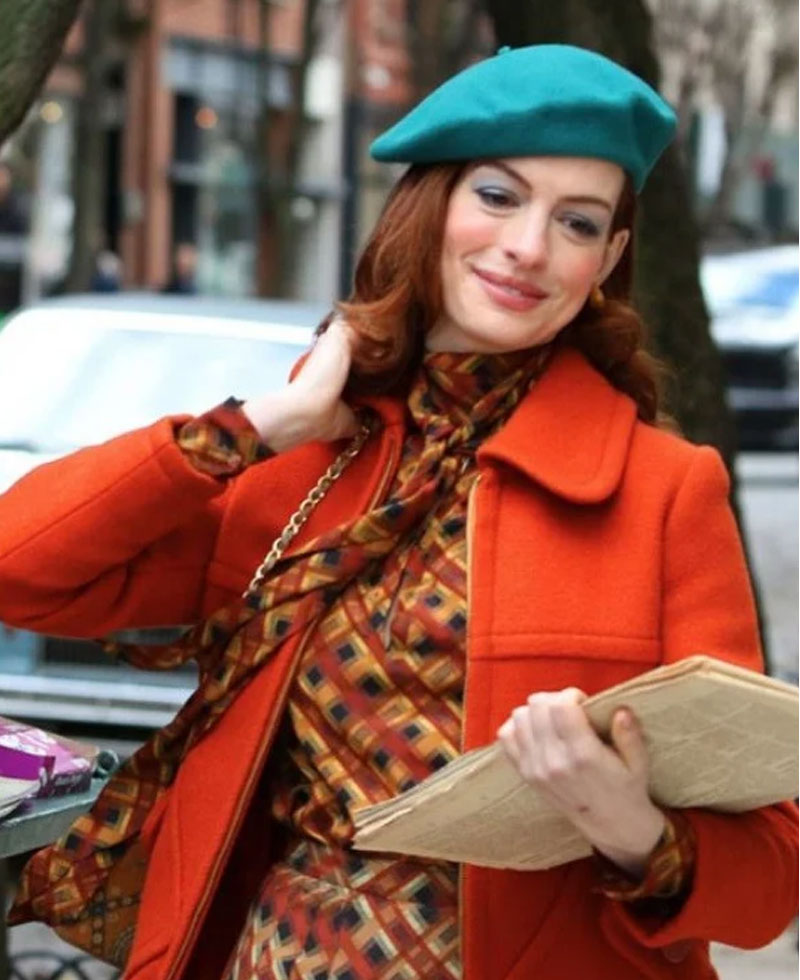 Modern Love Anne Hathaway Wool Coat Modern Love Anne Hathaway Wool Coat - Image 3