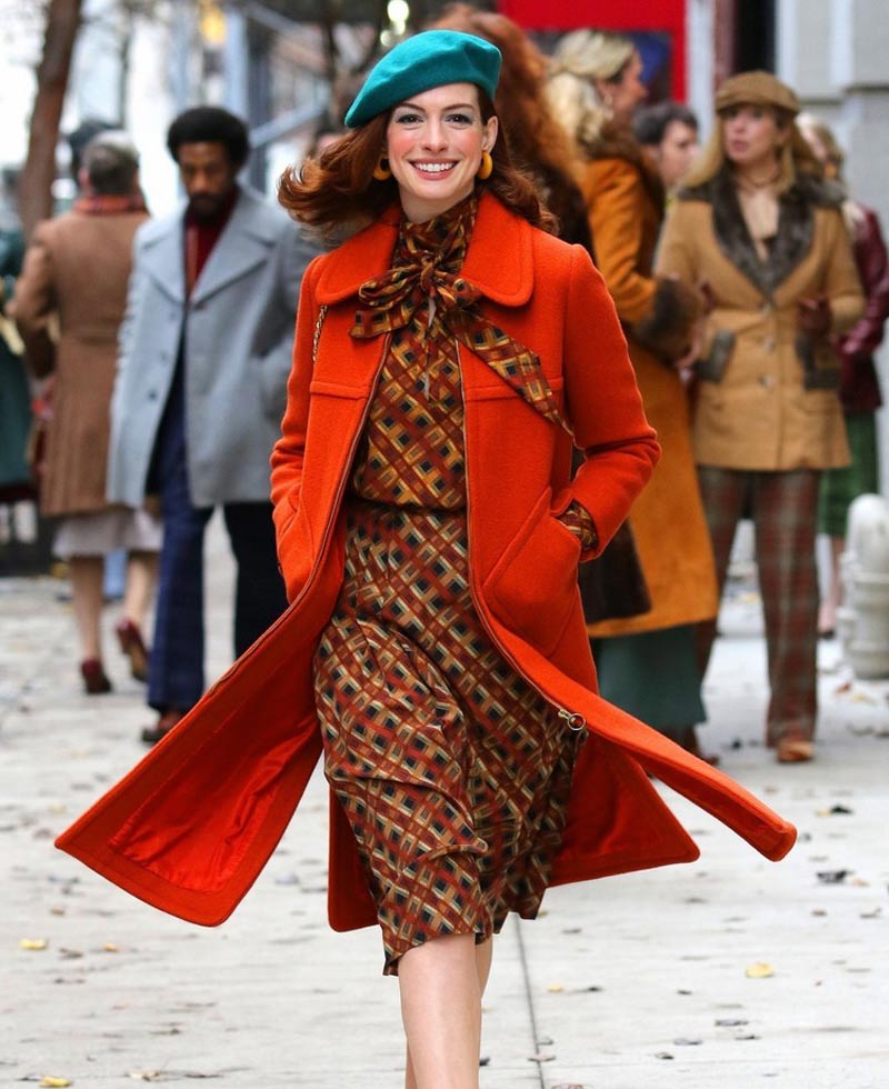 Modern Love Anne Hathaway Wool Coat Modern Love Anne Hathaway Wool Coat - Image 5