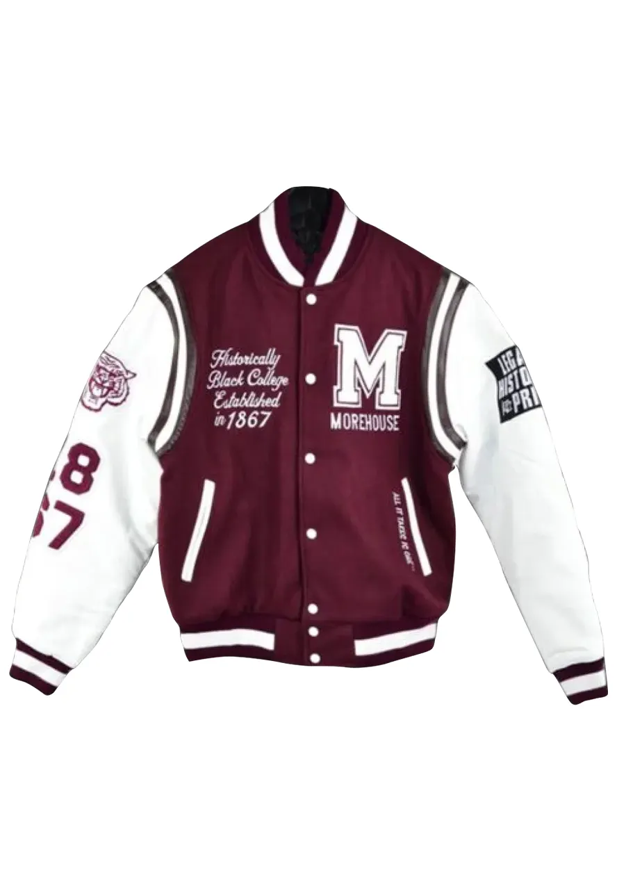 Morehouse College Motto 2.0 Letterman Jacket
