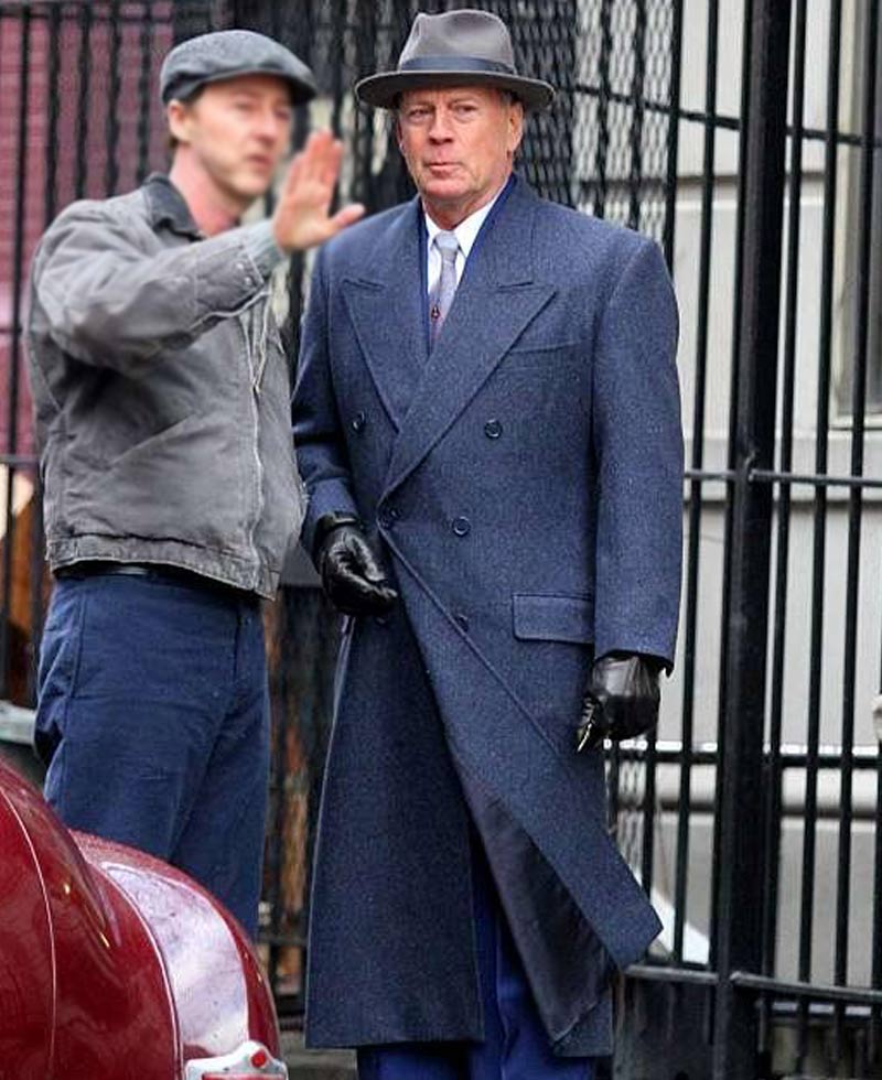 Motherless Brooklyn Bruce Willis Coat Motherless Brooklyn Bruce Willis Coat