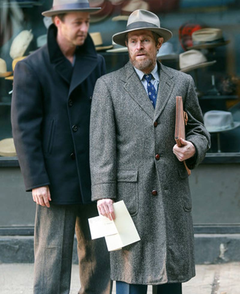 Motherless Brooklyn Willem Dafoe Wool Coat Motherless Brooklyn Willem Dafoe Wool Coat - Image 5