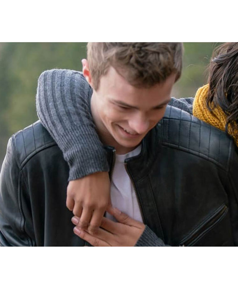 Nicholas Hamilton Endless Biker Leather Jacket Nicholas Hamilton Endless Biker Leather Jacket - Image 3