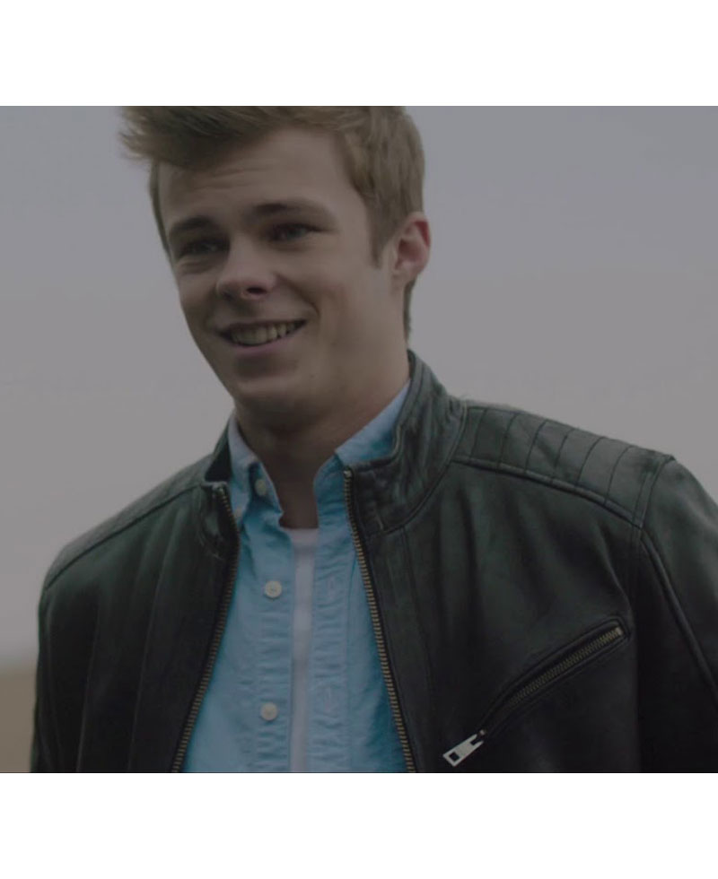 Nicholas Hamilton Endless Biker Leather Jacket Nicholas Hamilton Endless Biker Leather Jacket - Image 5