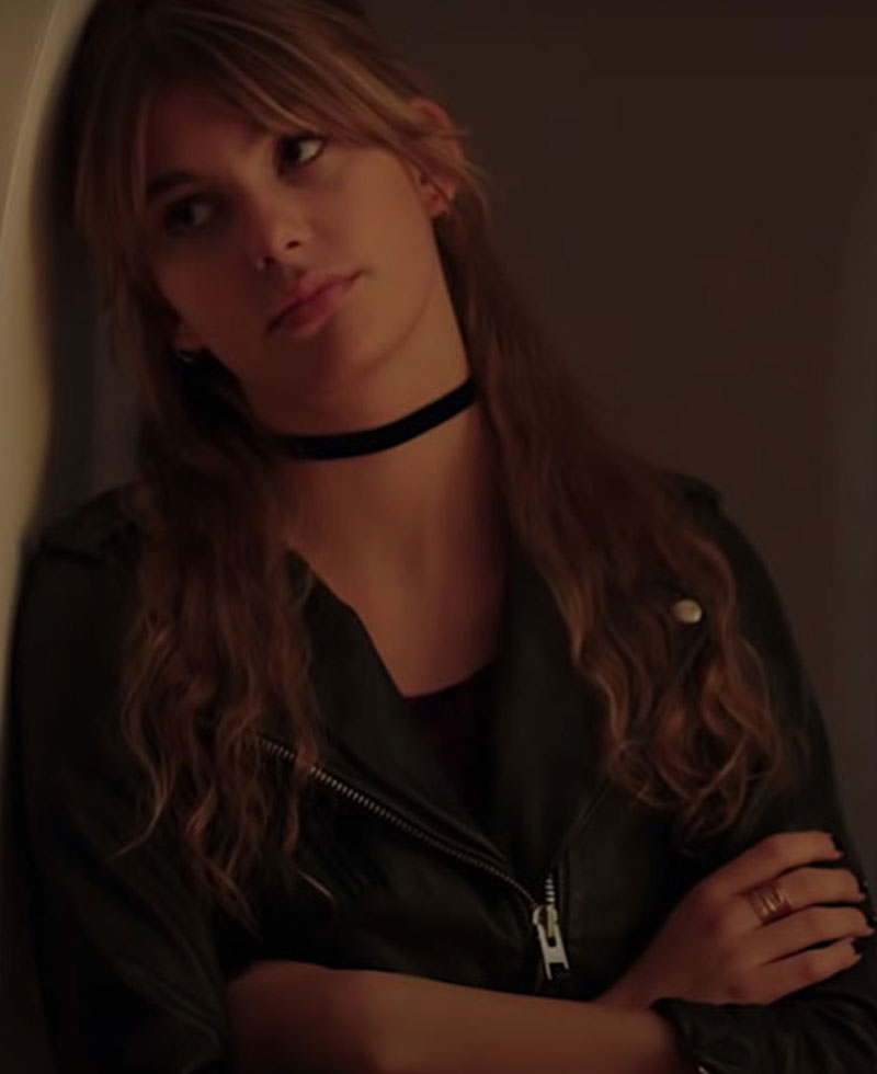 Camila Morrone Valley Girl Leather Jacket Camila Morrone Valley Girl Leather Jacket - Image 8