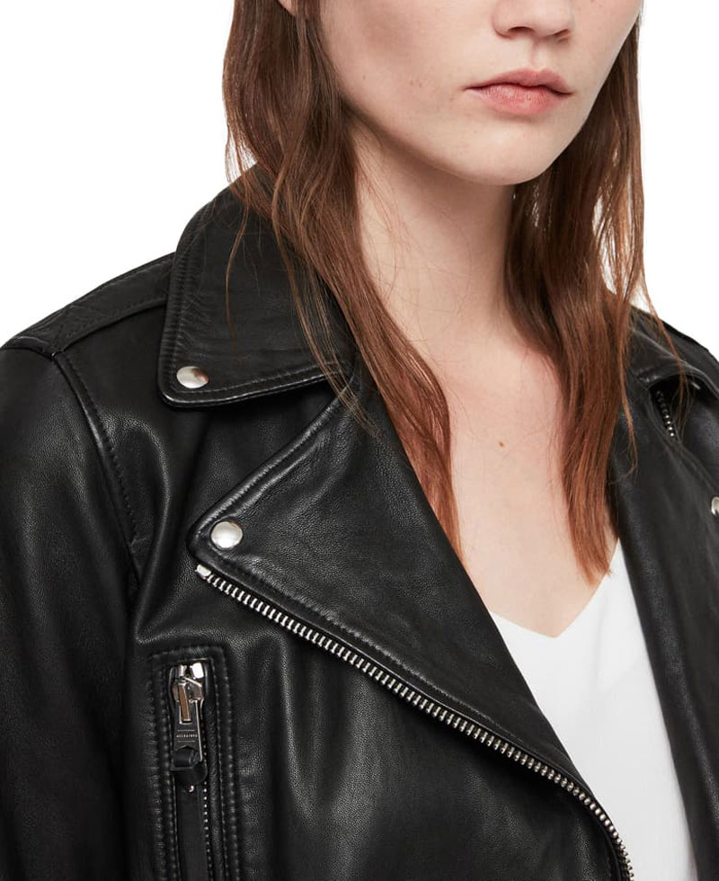 Camila Morrone Valley Girl Leather Jacket Camila Morrone Valley Girl Leather Jacket - Image 5