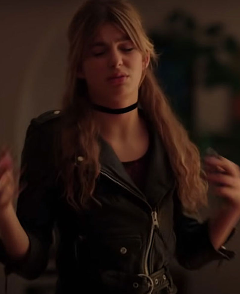 Camila Morrone Valley Girl Leather Jacket Camila Morrone Valley Girl Leather Jacket - Image 7