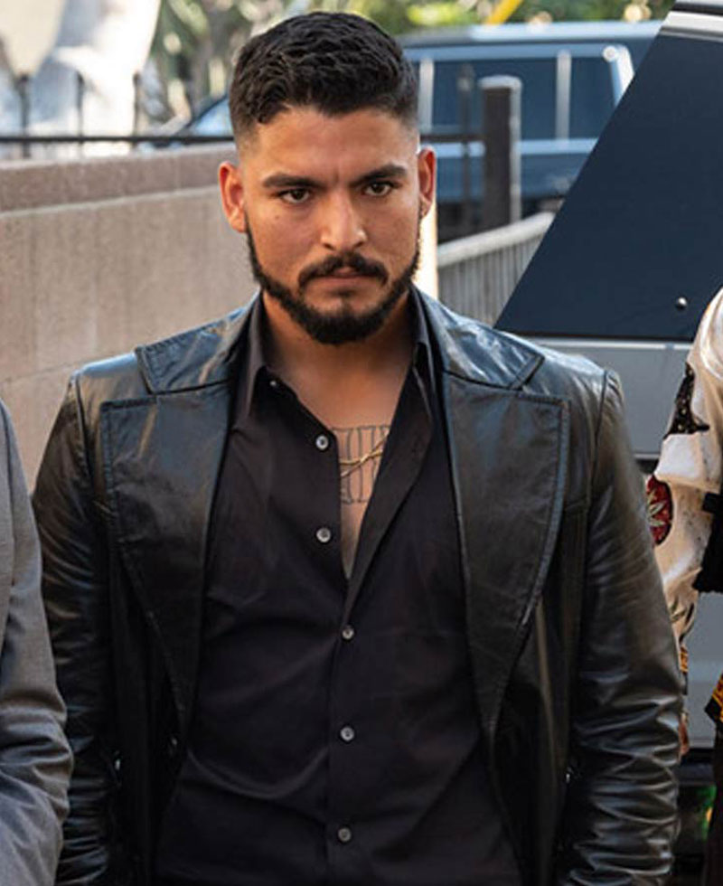Bobby Soto The Tax Collector Black Leather Coat Bobby Soto The Tax Collector Black Leather Coat