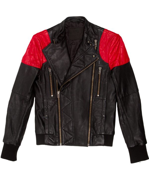 Biker Style Mr Rager Kid Cudi Leather Jacket