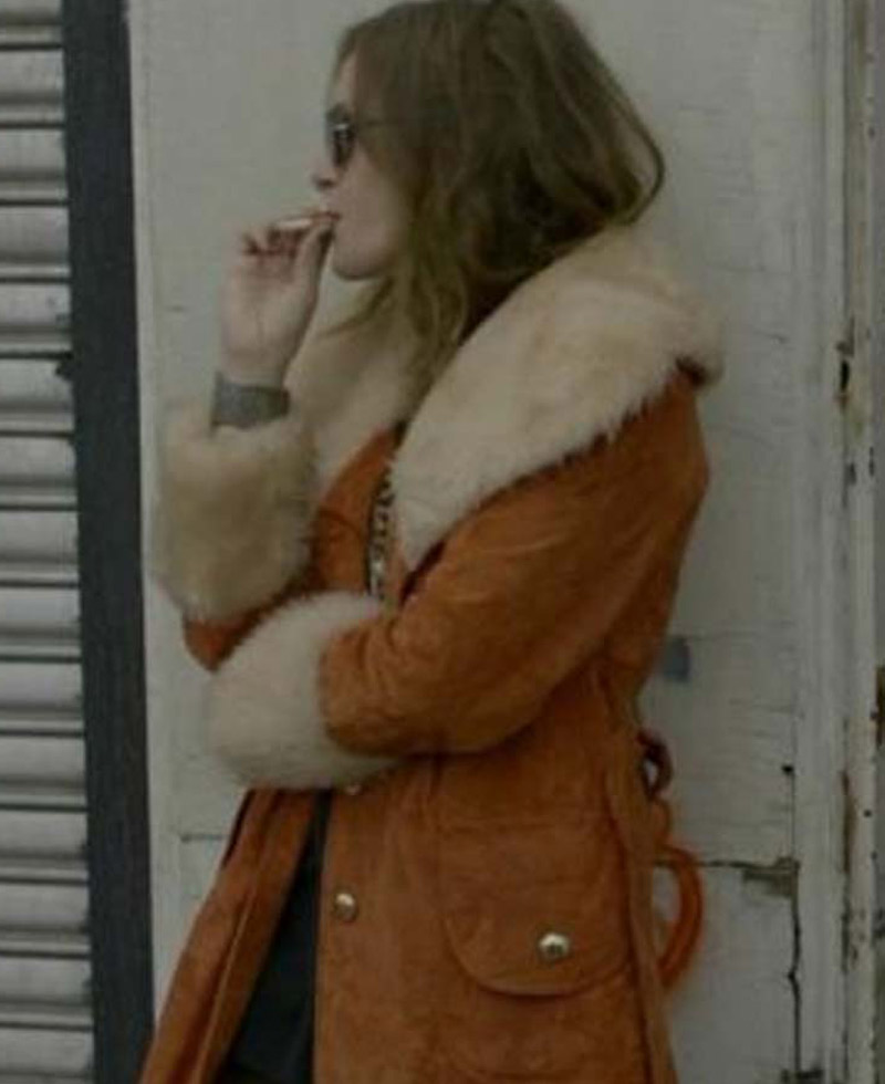 Mr Robot Carly Chaikin Brown Coat Mr Robot Carly Chaikin Brown Coat - Image 2
