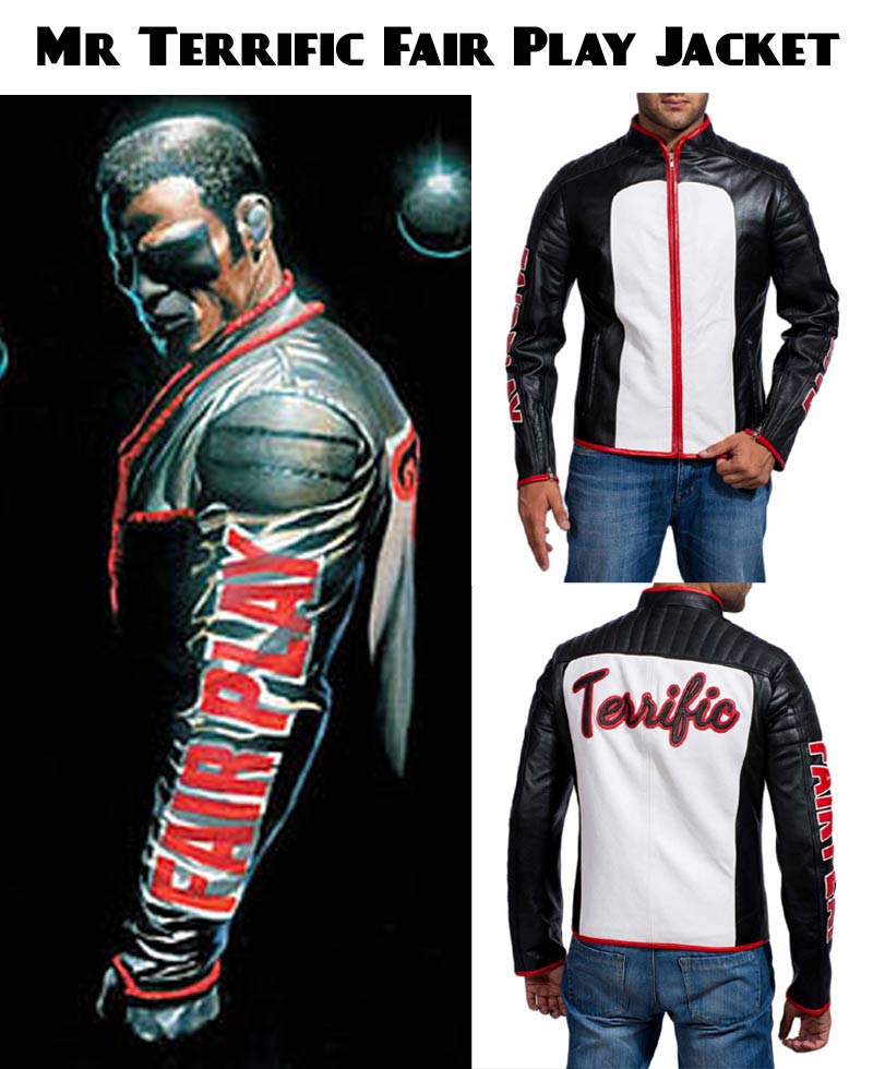 Mr Terrific Fair Play Leather Jacket Mr Terrific Fair Play Leather Jacket - Image 6
