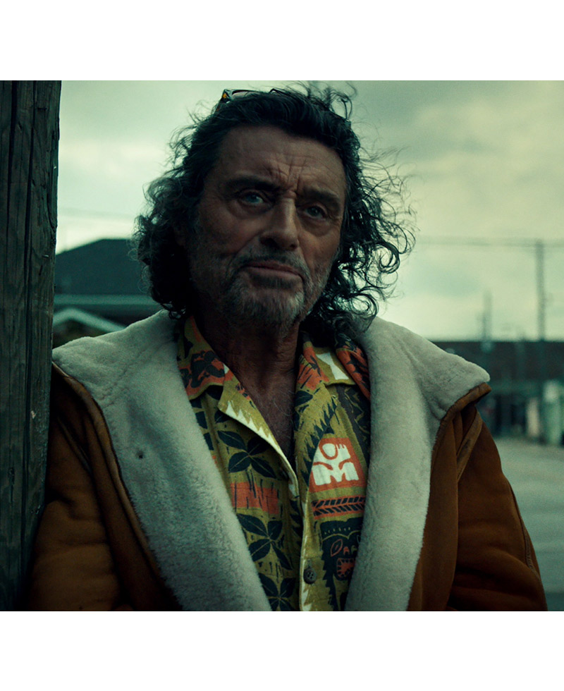Ian Mcshane American Gods S03 Shearling Suede Coat Ian Mcshane American Gods S03 Shearling Suede Coat - Image 5