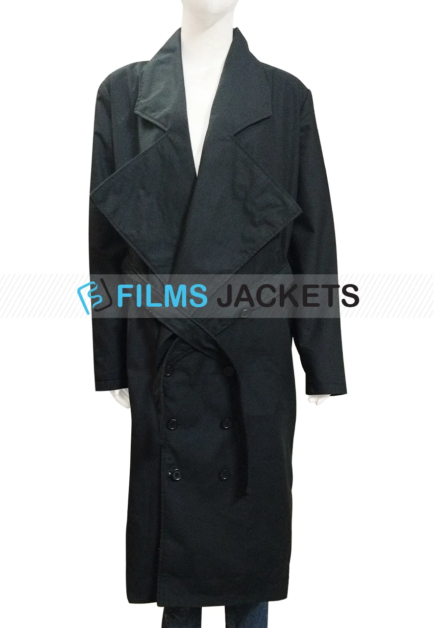 My Life Is Murder Alexa Crowe Black Trench Coat my life is murder trench coat