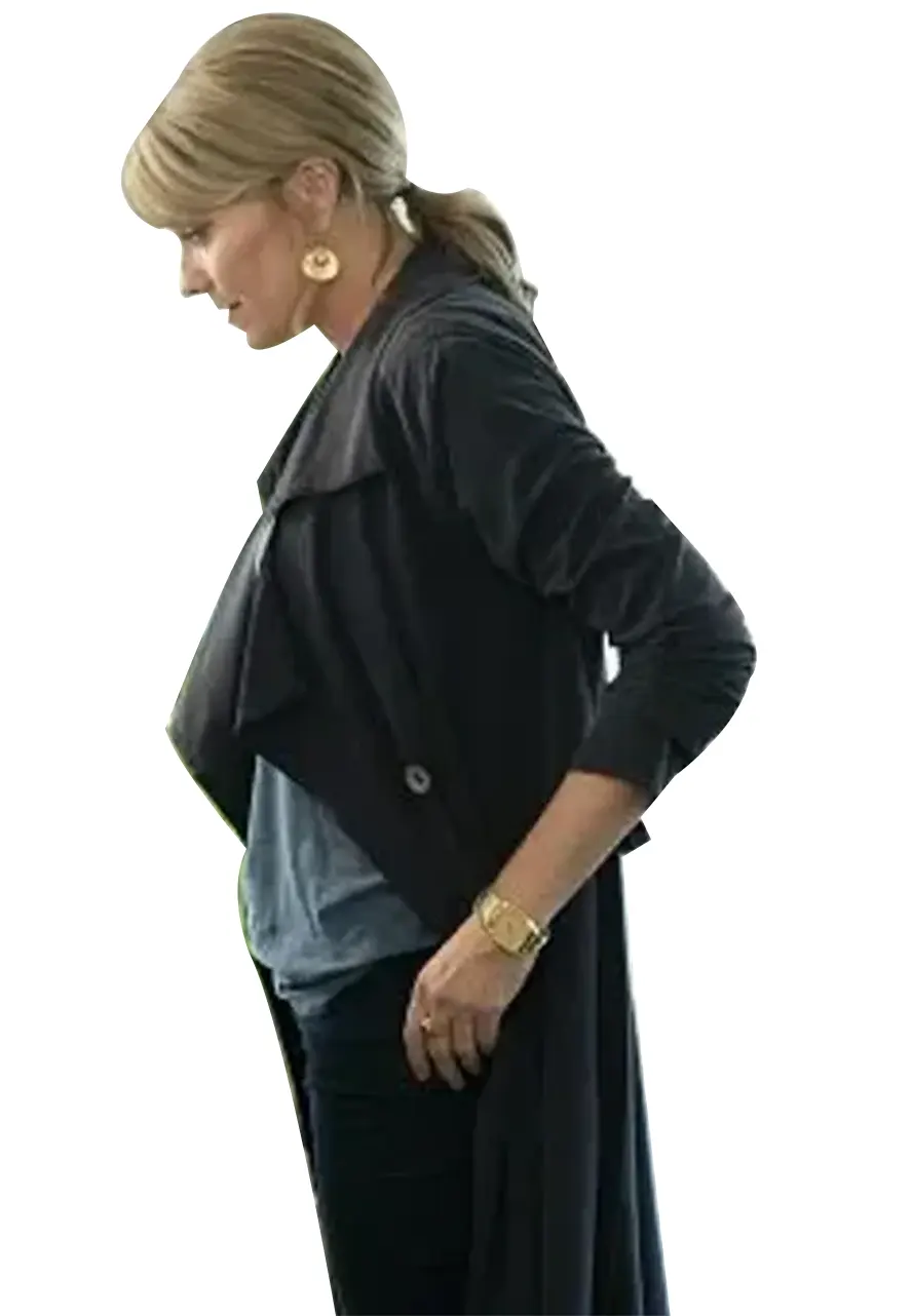 My Life Is Murder Alexa Crowe Black Trench Coat my life is murder alexa crowe trench coat