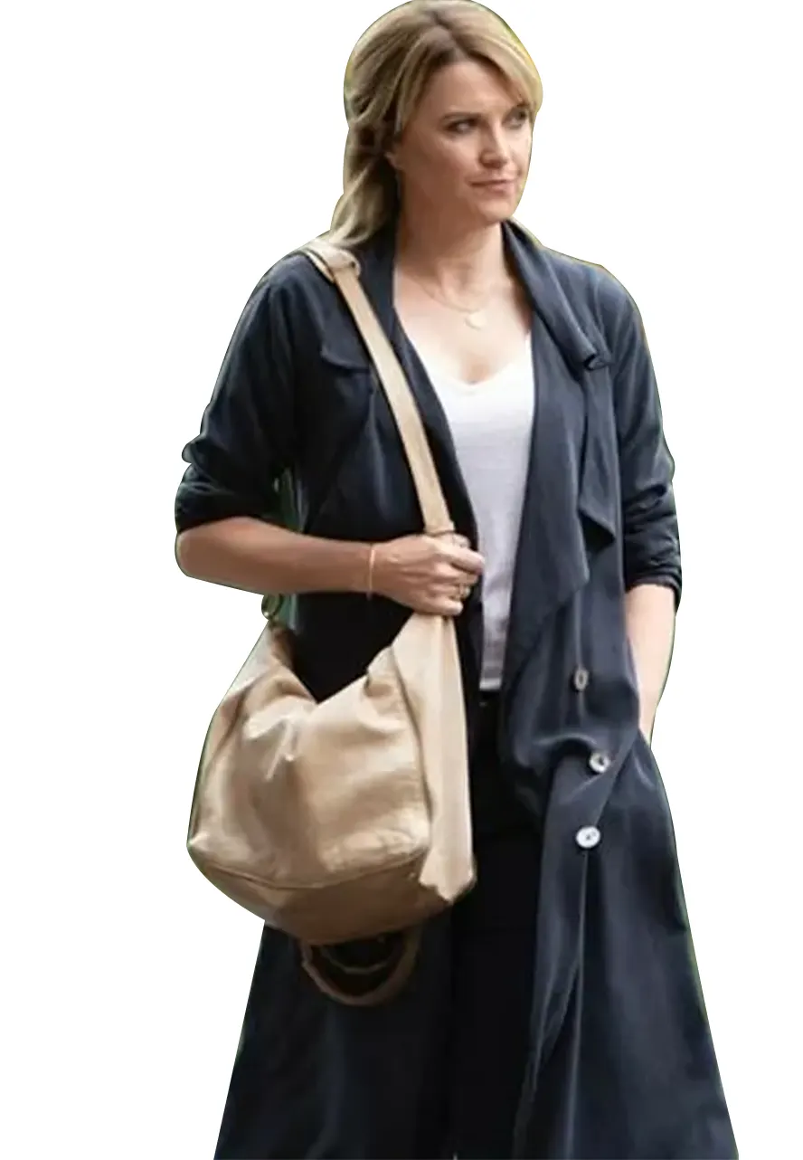 My Life Is Murder Alexa Crowe Black Trench Coat my life is murder coat